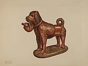 Statuette of a Dog by Frank Fumagalli