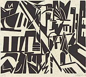 Steile Strasse -- Der Strahl by Walter Dexel