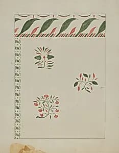 Stencilled Wall by Ray Holden