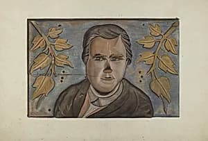 Stern Board Carving by Sumner Merrill