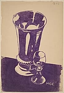 Still Life by M.C. Escher