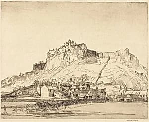 Stirling Castle, No.1 by Sir Muirhead Bone