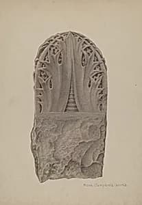 Stone Gate Post by Rose Campbell-Gerke