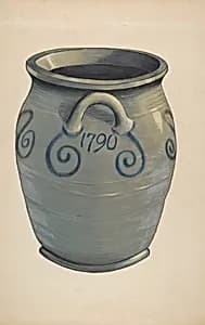 Stoneware Crock by Fred Weiss