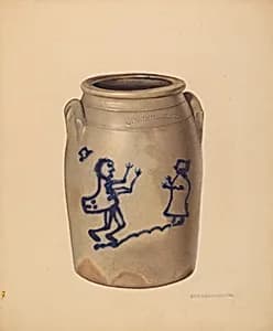 Stoneware Crock by George Loughridge