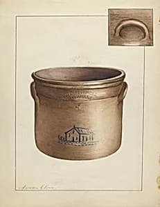 Stoneware Crock by Anna Aloisi