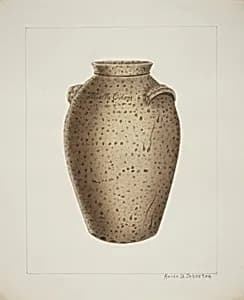 Stoneware Jar by Annie B. Johnston