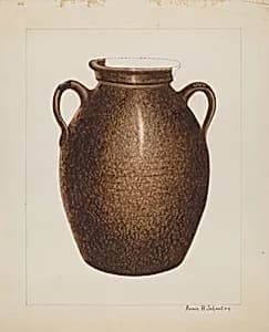Stoneware Jar by Annie B. Johnston