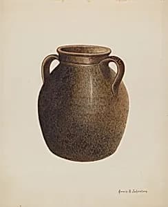 Stoneware Jar