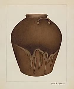 Stoneware Jar by Annie B. Johnston