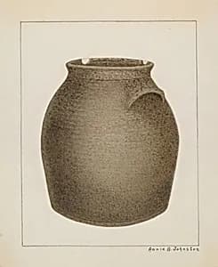 Stoneware Jar by Annie B. Johnston