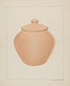 Stoneware Jar