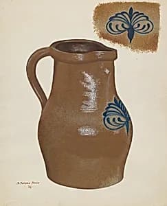 Stoneware Pitcher