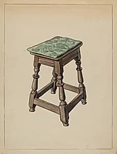 Stool by M. Rosenshield-von-Paulin