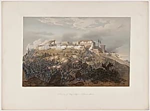 Storming of Chapultepec—Pillow's Attack by Adolphe-Jean-Baptiste Bayot, after Carl Nebel