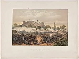 Storming of Chapultepec—Quitman's Attack by Adolphe-Jean-Baptiste Bayot and Louis-Pierre-Alphonse Bichebois, after Carl Nebel