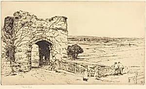 Strand Gate, Winchelsea by Frank Short
