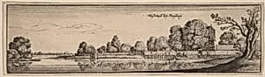 Strasbourg: A Toll House by Wenceslaus Hollar