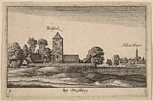 Strasbourg by Wenceslaus Hollar