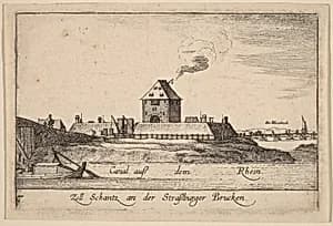 Strasbourg: The Toll House by Wenceslaus Hollar