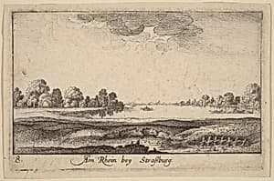 Strasbourg: The Toll House by Wenceslaus Hollar