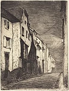 Street at Saverne by James McNeill Whistler