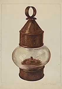 Street Hanging Lamp by Manuel G. Runyan