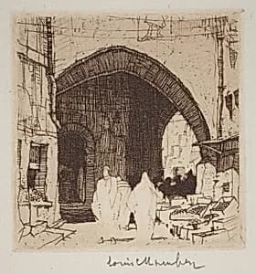 Street in Constantine, Algiers by Louis Conrad Rosenberg