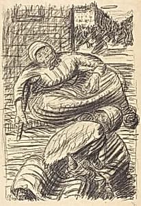Street in Warsaw by Ernst Barlach