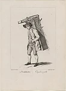 Strohschneider (Straw Cutter) by Quirin Mark, after Johann Christian Brand