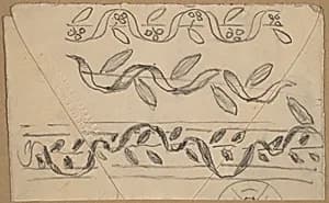 Studies for Border Designs by Charles Sprague Pearce