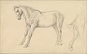 Studies of a Pony by William Strutt