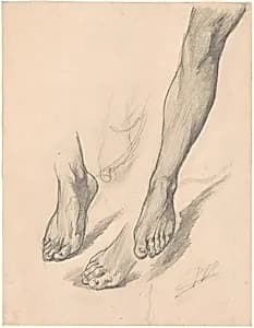 Studies of Feet by Walter Shirlaw