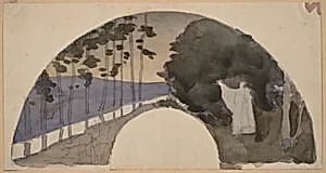 Study for an Archway by Charles Sprague Pearce