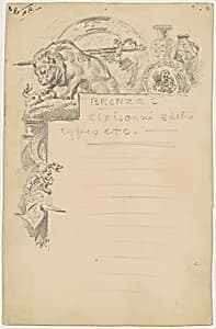 Study for "Bronzes"