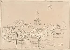 Study for "The Angelus" by Robert Austin