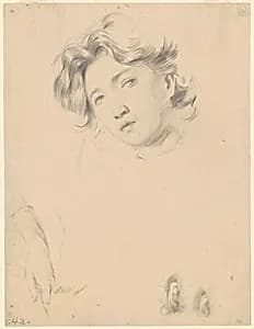 Study of a Girl by Philip Leslie Hale
