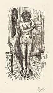 Study of a Nude by Pierre Bonnard