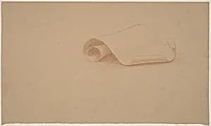 Study of a Scroll by Charles Sprague Pearce