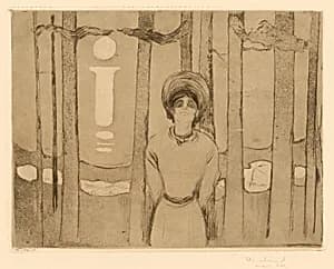 Summer Evening (Sommernacht) by Edvard Munch