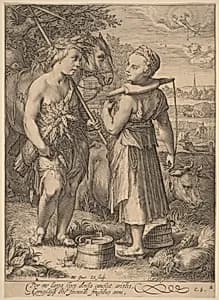 Summer by Jan Pietersz Saenredam after Hendrik Goltzius