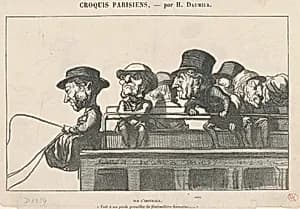 Sur l'Impériale by Honoré Daumier