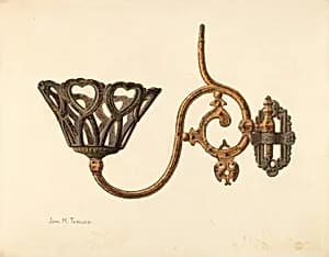 Swinging Lamp Bracket by John H. Tercuzzi