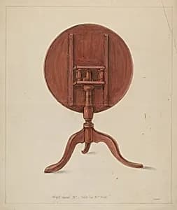 Table (Collapsible) by Franklin C. Moyan