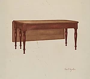 Table (Dining?) by George V. Vezolles