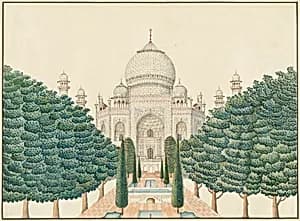 Taj Mahal by Indian 19th Century (Agra)