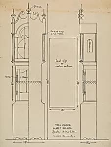 Tall Clock by Isidore Sovensky