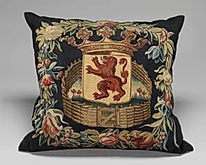 Tapestry-covered Cushion by Netherlandish 17th or 18th Century