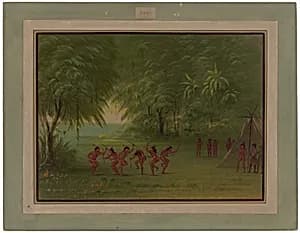Tapuya Encampment by George Catlin