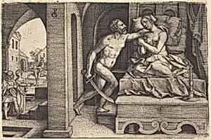Tarquin and Lucretia by Georg Pencz